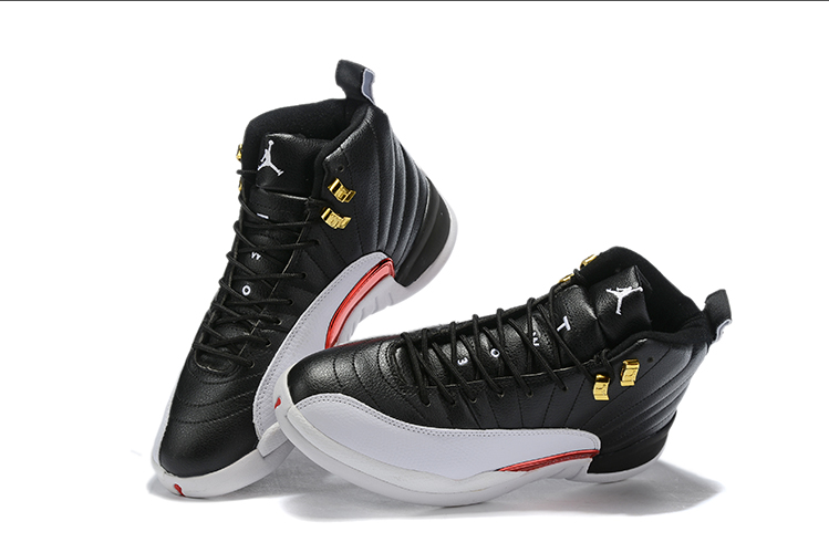 Air Jordan 12 Black Red Gold