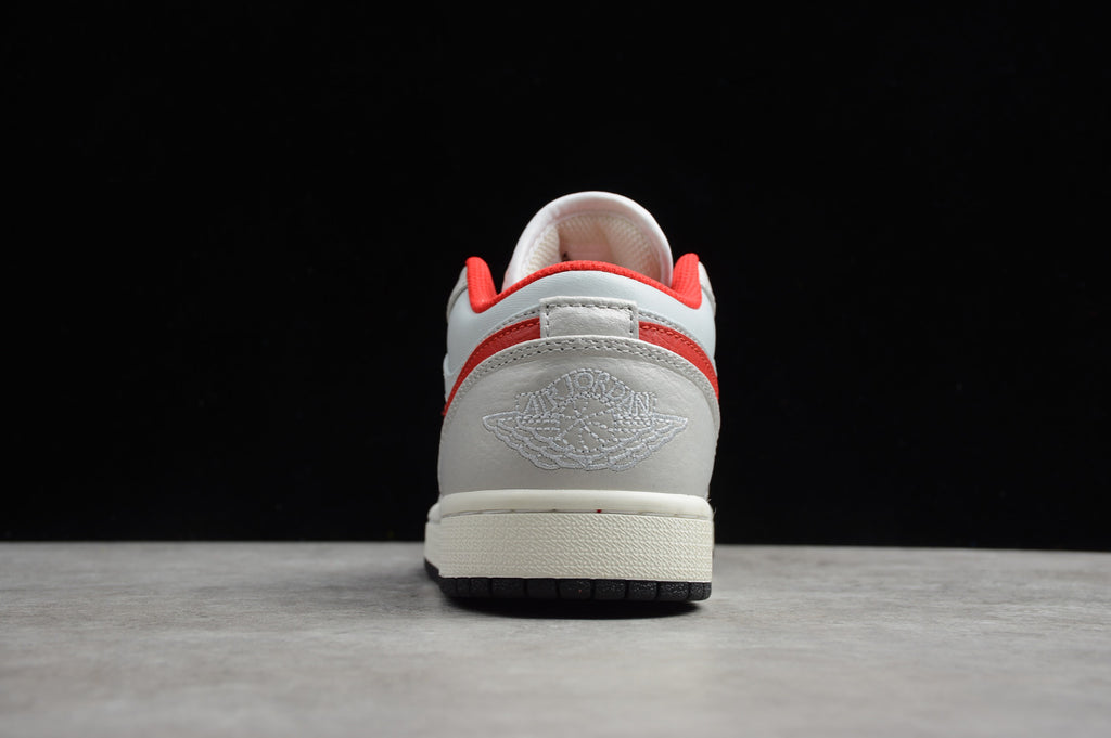 Air Jordan 1 Low Silver Red