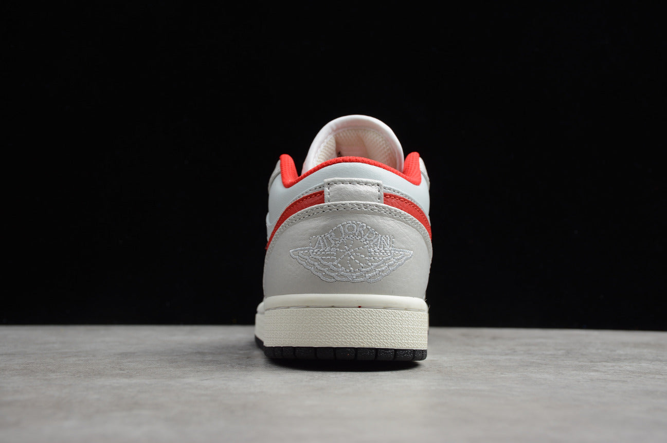 Air Jordan 1 Low Silver Red