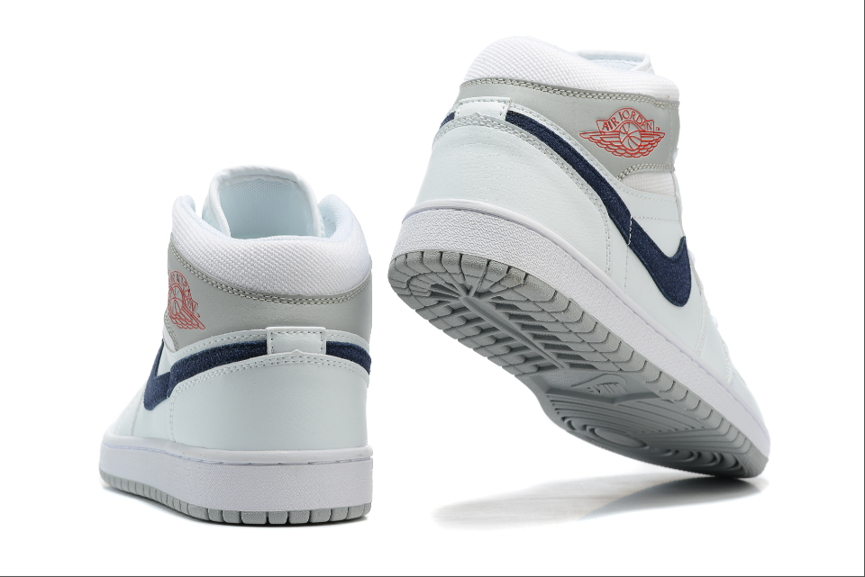Air Jordan 1 Mid Paris White