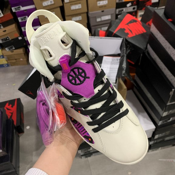 Air Jordan 6 Quai 54 White Purple