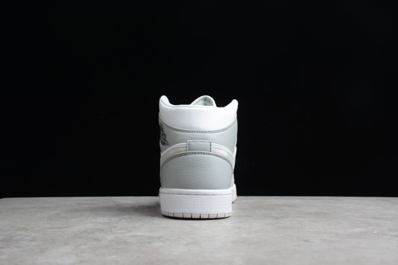 Air Jordan 1 Mid White Grey Camo