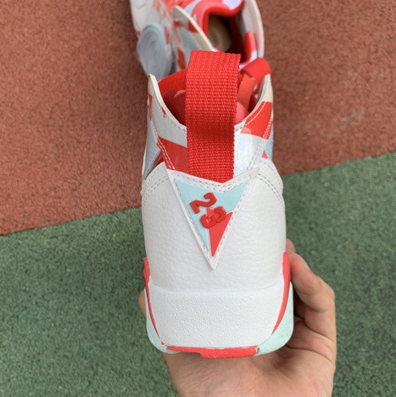 Air Jordan 7 Topaz Mist Candy White