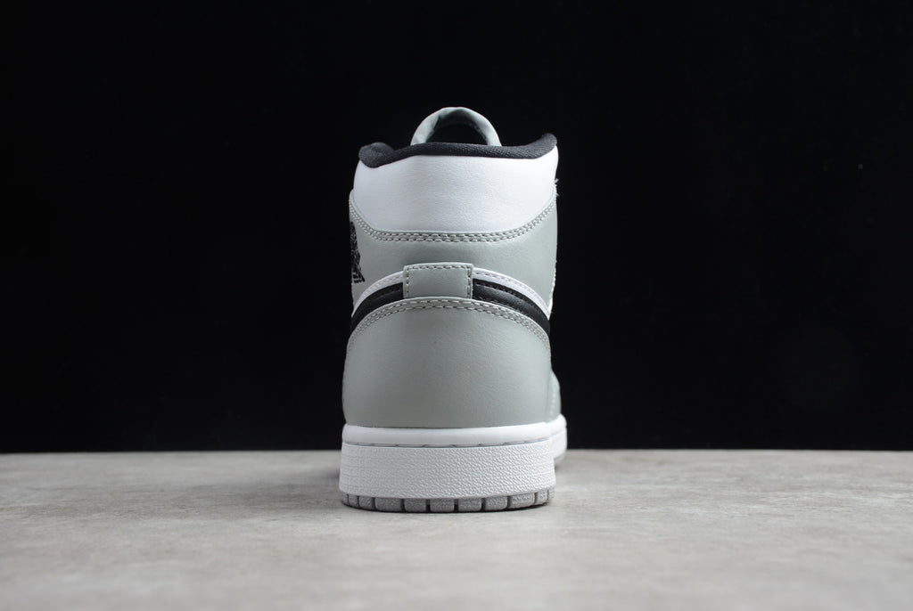 Air Jordan 1 Mid Gray White Black
