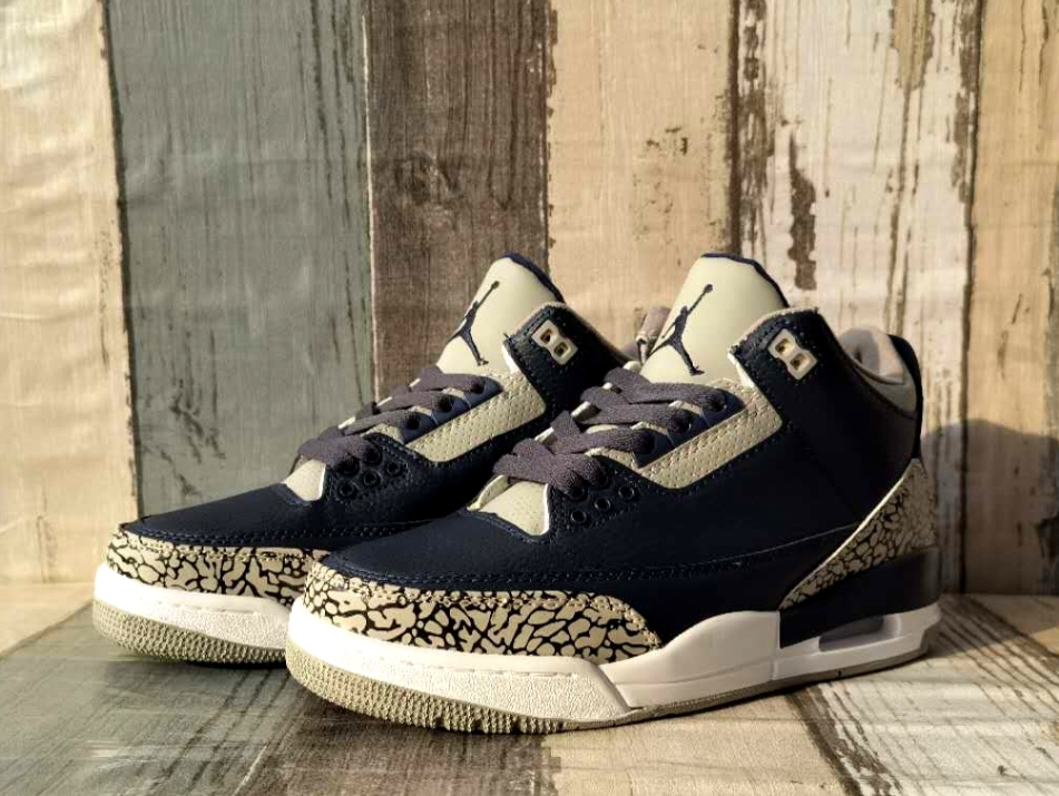 Air Jordan 3 Retro Black Varsity Red Cement Gray