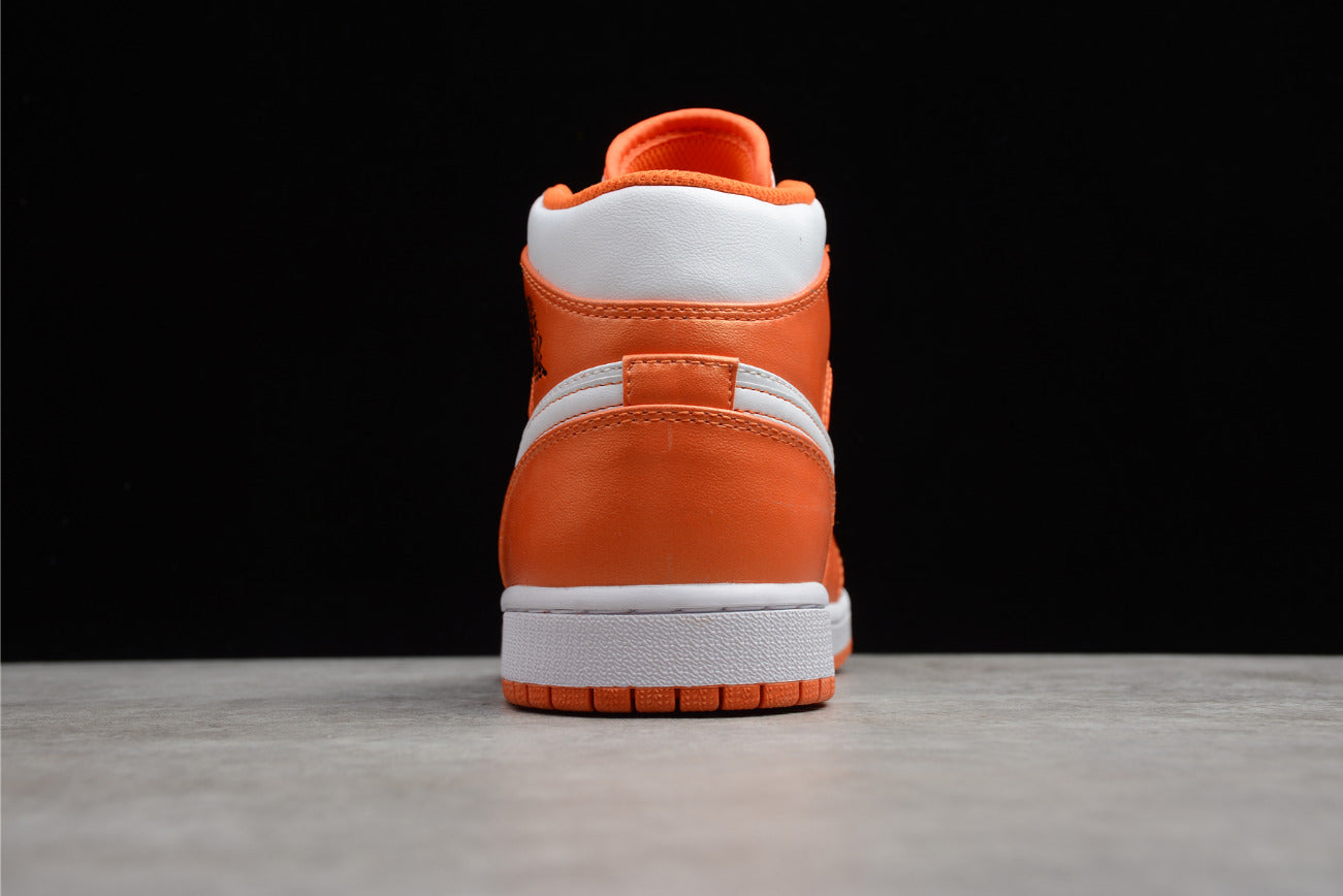 Air Jordan 1 Mid White Orange