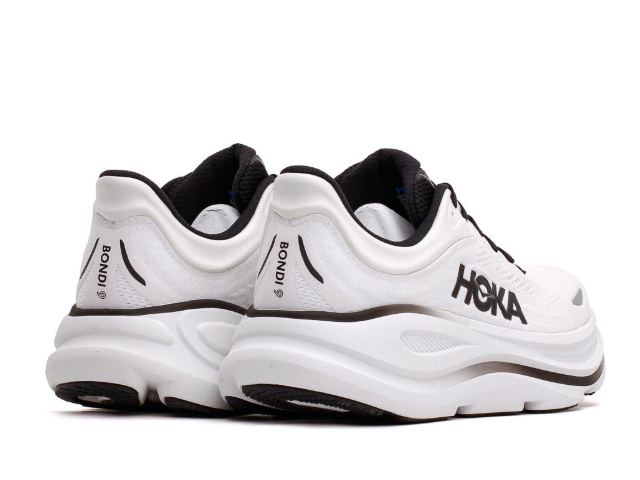 Hoka One One Bondi 9 White Black 1162011-WBLC