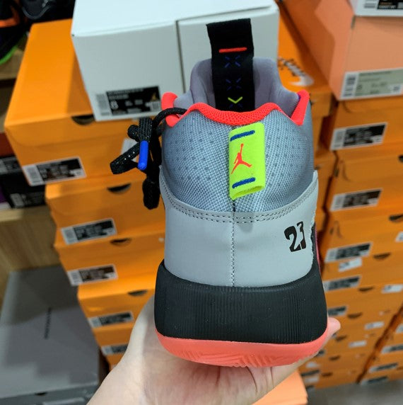 Air Jordan 35 Grey Blue Red