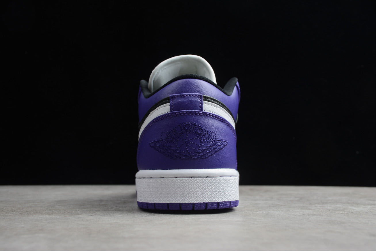 Air Jordan 1 Low Top Purple Black