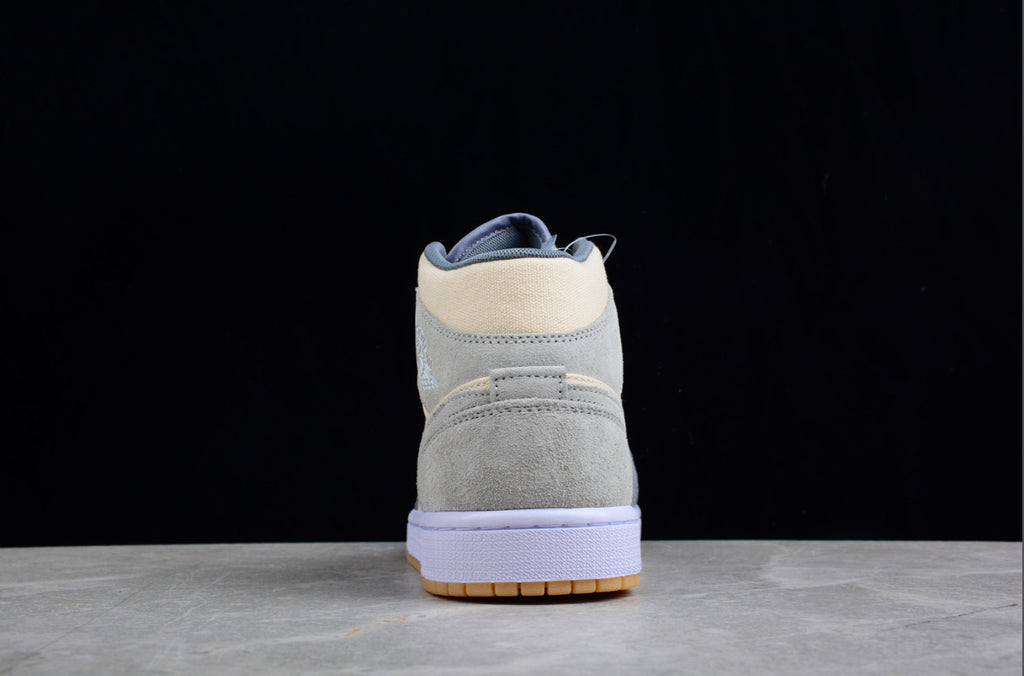 Air Jordan 1 Mid Coconut Milk Particle Grey