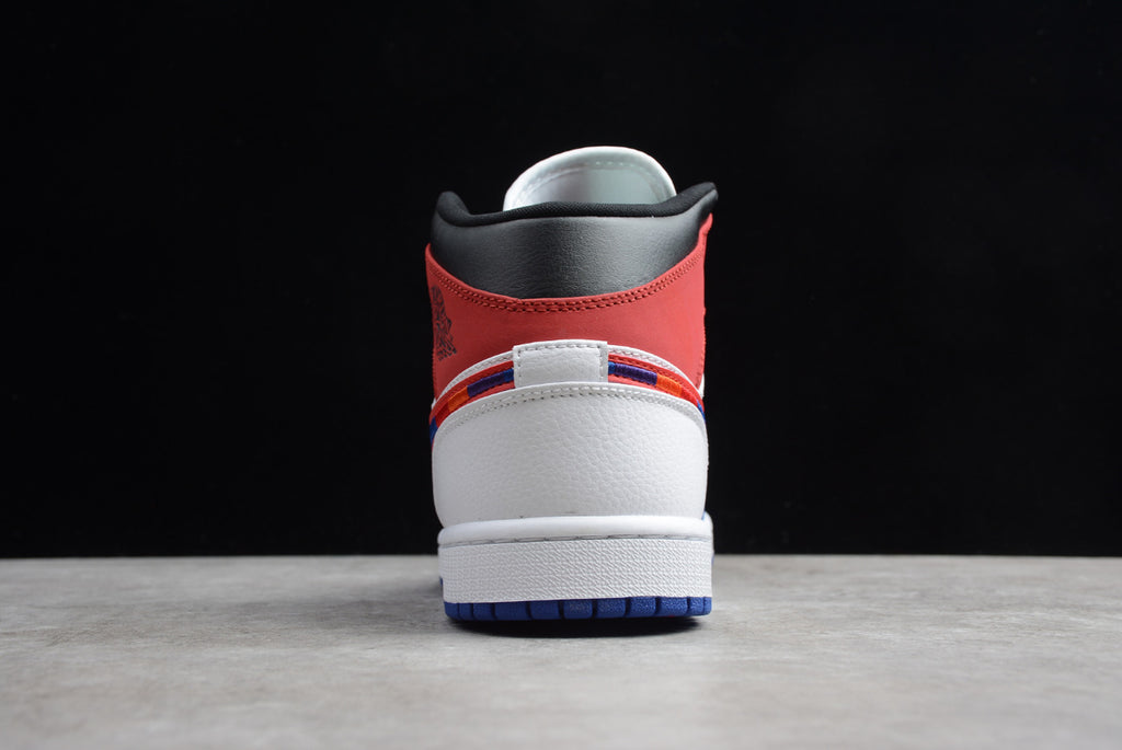 Air Jordan 1 Mid Multi Color Swoosh