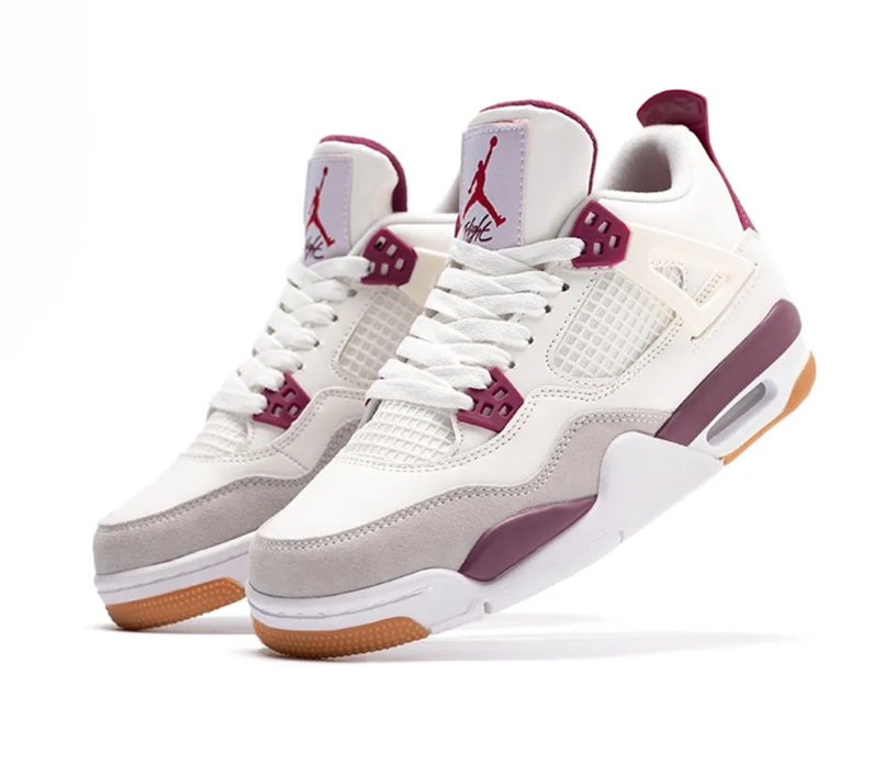 AJ 4 SB Sapphire White Purple Shoes Sneakers