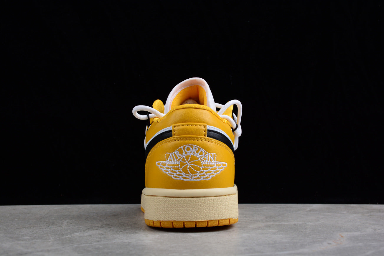 Air Jordan 1 Low Yellow White Black