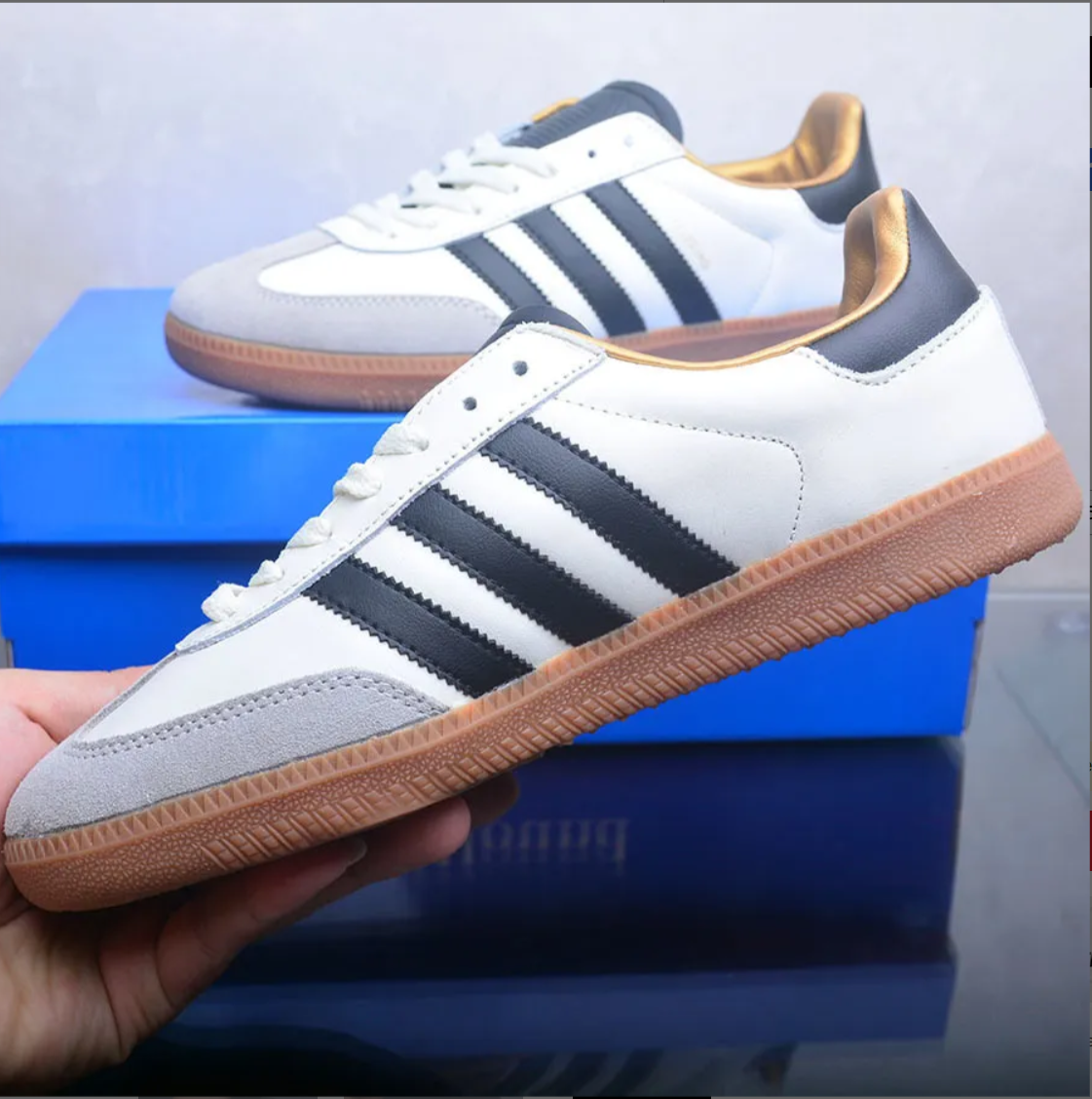JJJJound x AD Samba OG Off White Shoes Sneakers