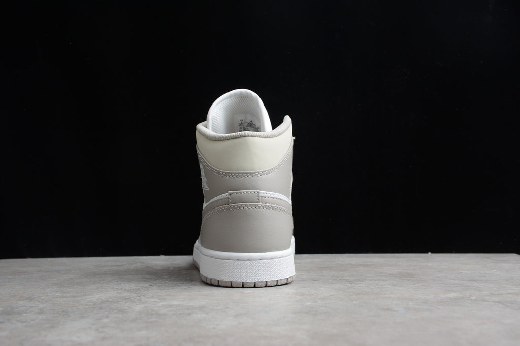 Air Jordan 1 Mid Linen College Grey