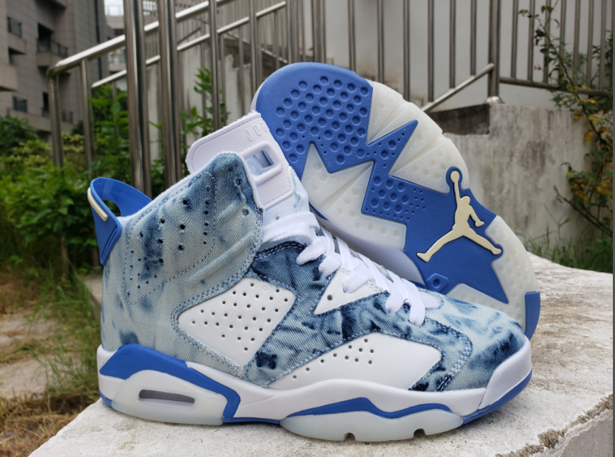 Air Jordan 6 Retro GS 'Washed Denim'