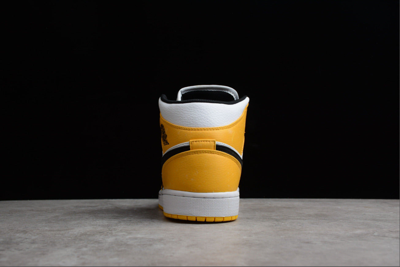 Air Jordan 1 Mid Lakers Yellow Purple
