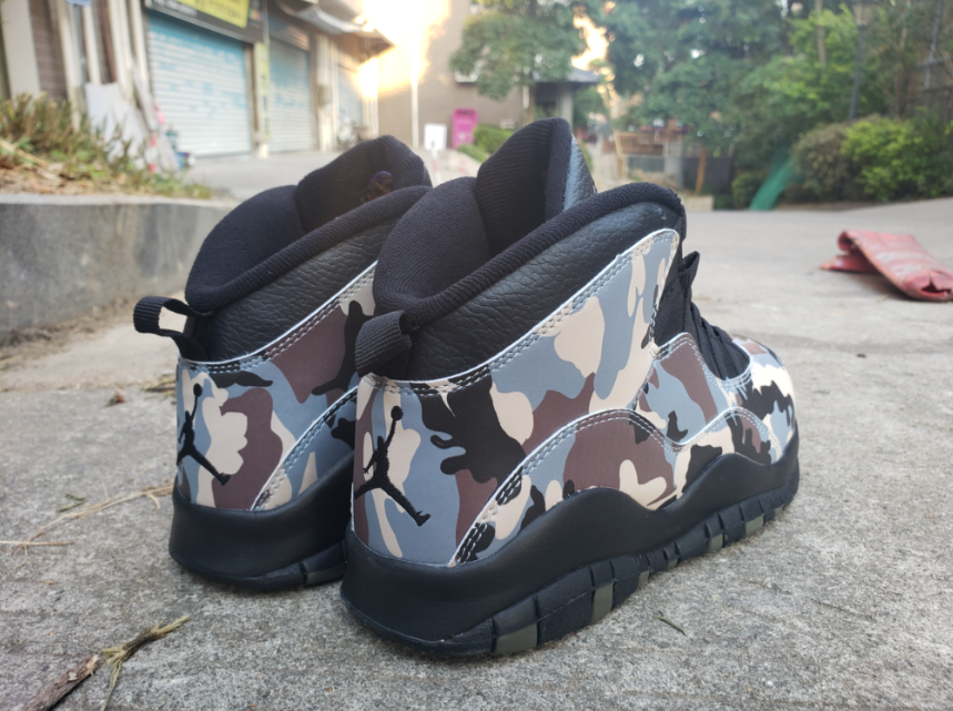 Air Jordan 10 Camo Desert Black Dusted Clay