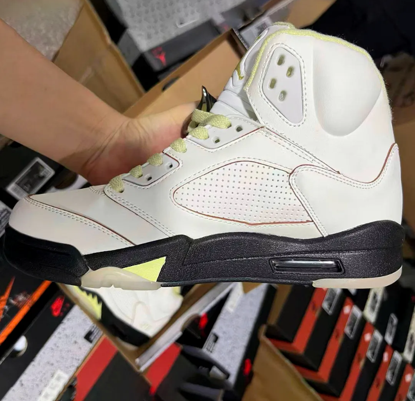Air Jordan 5 Luminous Green Shoes Sneakers