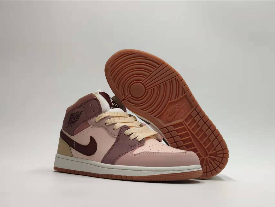 Air Jordan 1 Mid SE 'Dark Pony Smoky Mauve'