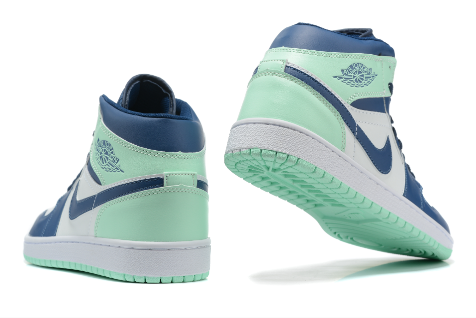 Air Jordan 1 Mid Mystic Navy Mint Foam White