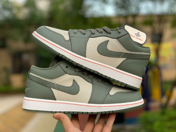 Air Jordan 1 Low Gray Green