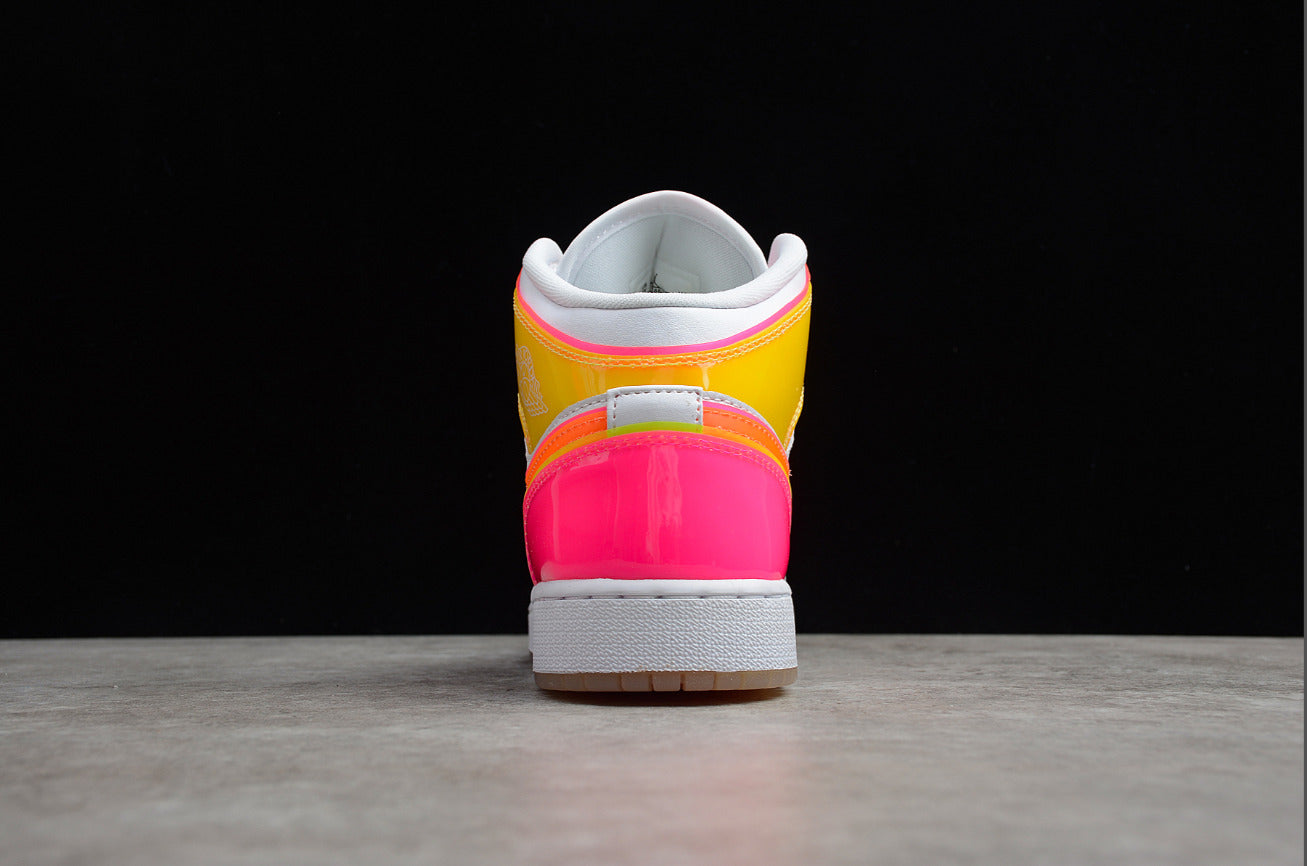 Air Jordan 1 Mid GS Edge Glow