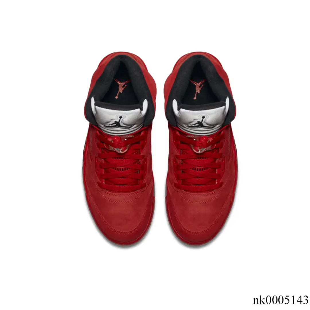Air Jordan 5 Retro Red Suede Shoes Sneakers