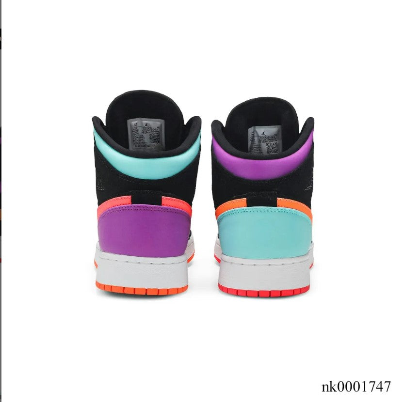 Air Jordan 1 Mid Multi-Color Shoes Sneakers