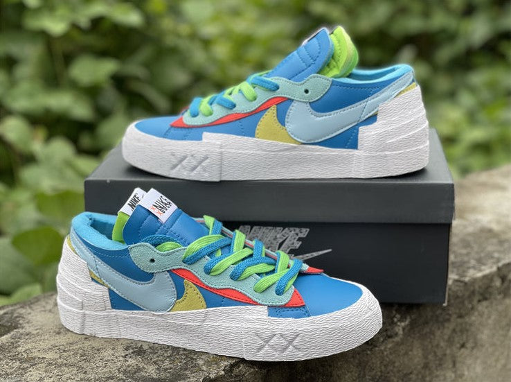 Blazer Low sacai KAWS Neptune Blue Shoes Sneakers