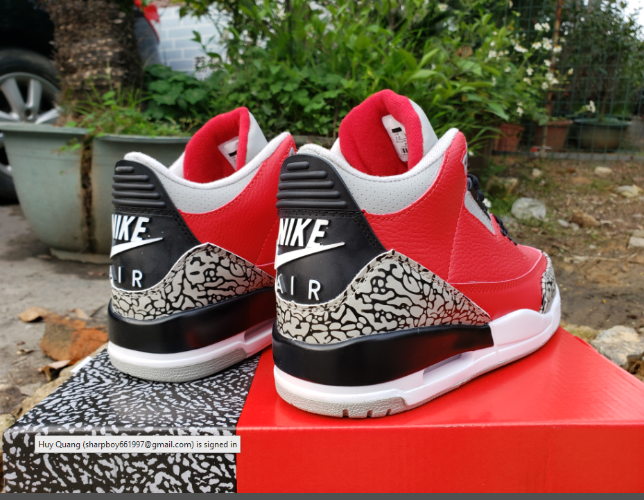 Air Jordan 3 Retro SE Fire Red Cement Grey