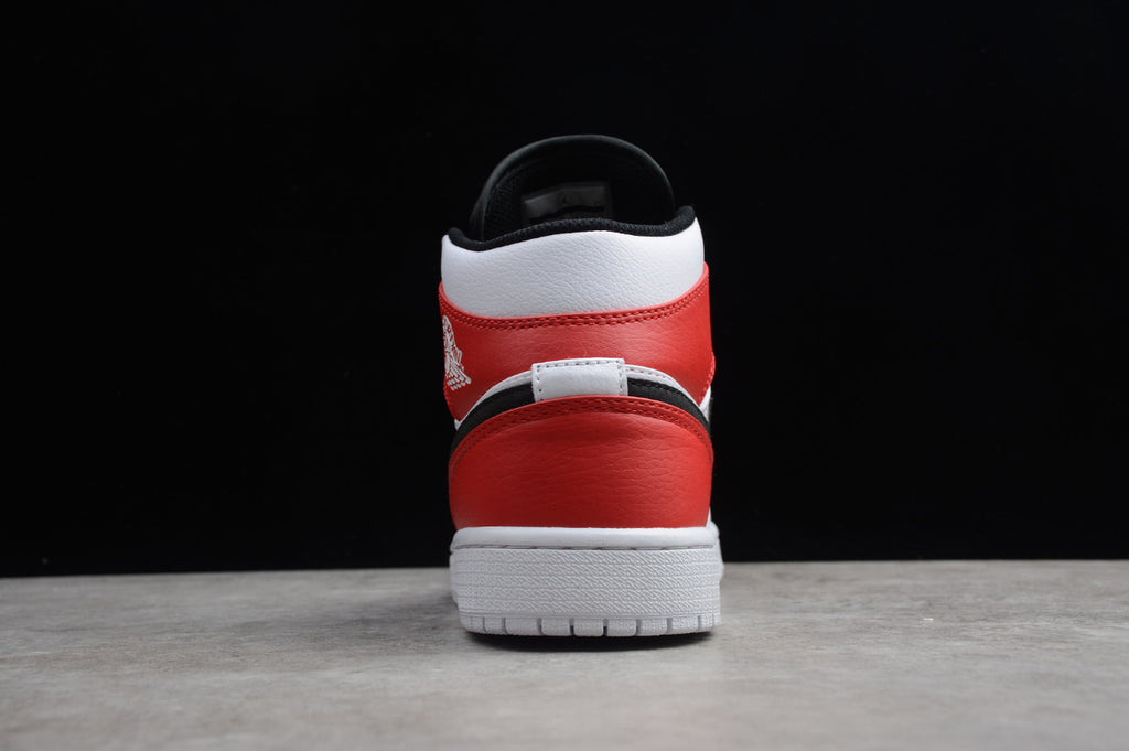 Air Jordan 1 Mid White Red