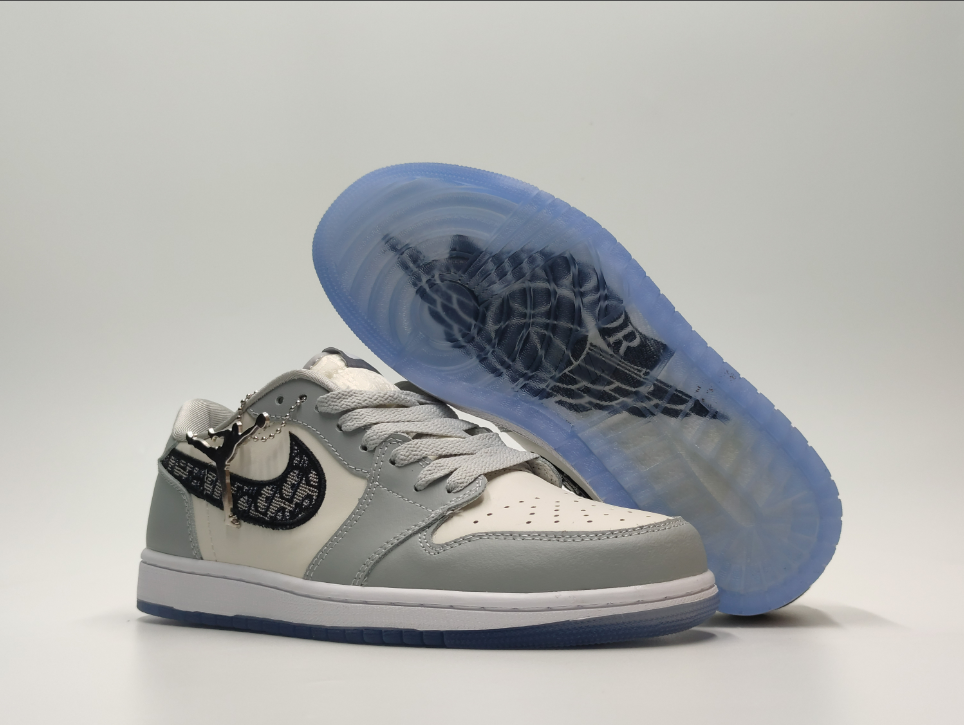 Dior x Air Jordan 1 Low Grey