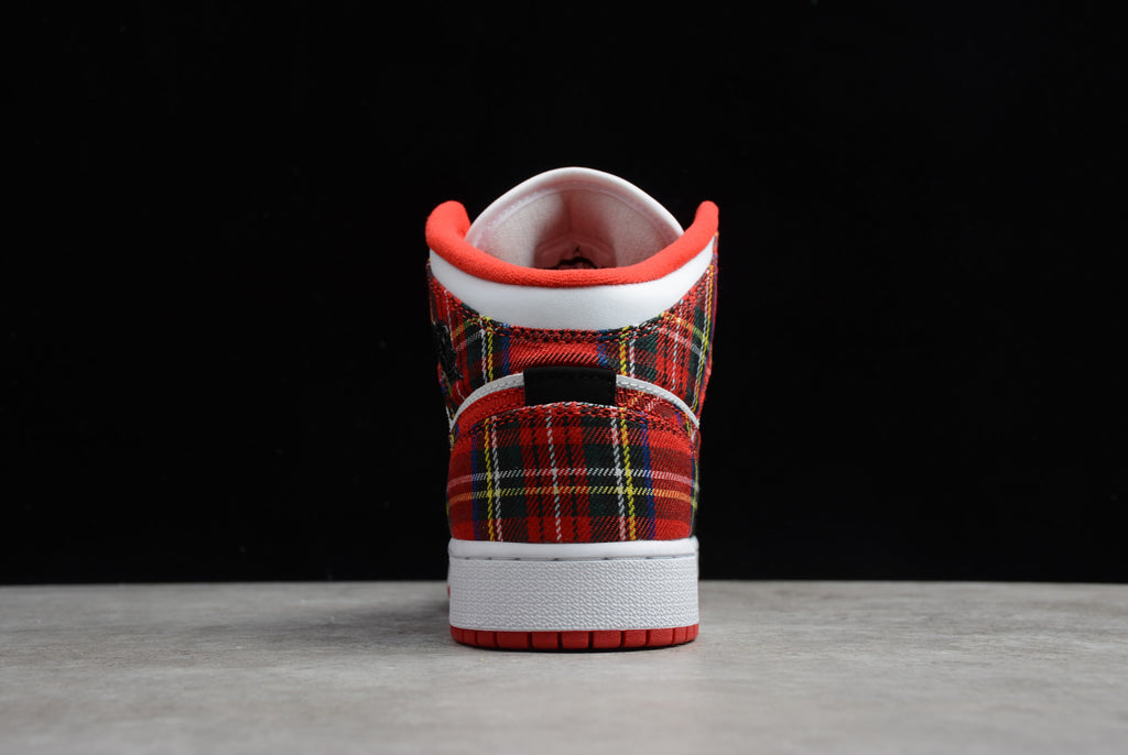 Air Jordan 1 Mid Christmas Plaid