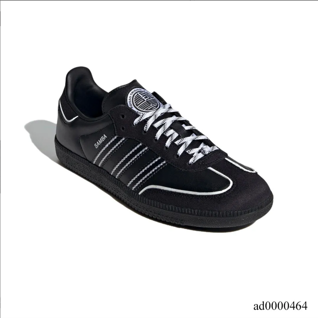 AD TOC Samba OG Black White Silver Shoes Sneakers