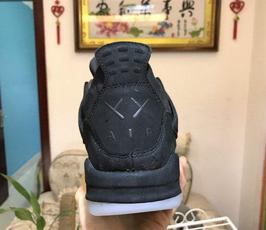 Air Jordan 4 Graffiti Black Suede