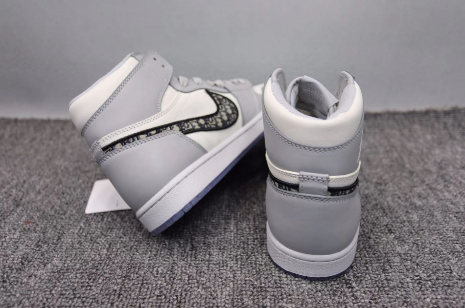 Dior X Air Jordan 1 High OG Wolf Grey