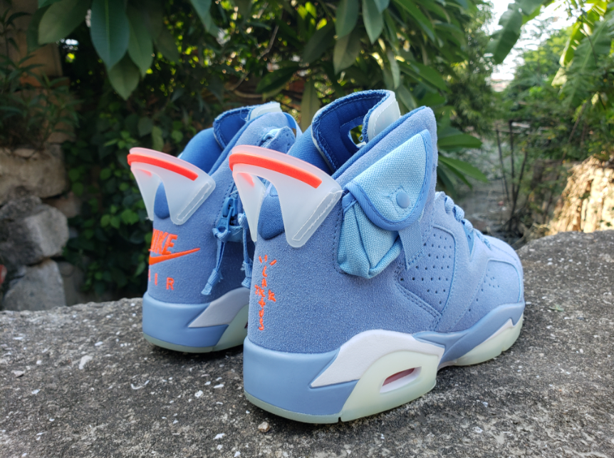 Travis Scott X Air Jordan 6 'British Khaki Blue'