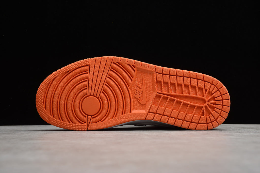 Air Jordan 1 Mid White Orange