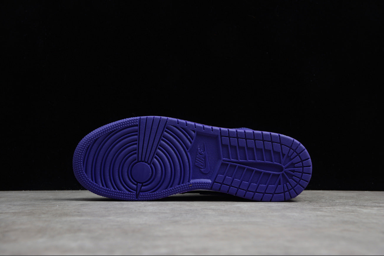 Air Jordan 1 Mid Black Dark Concord