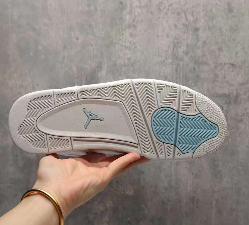 Air Jordan 4 Aluminum Shoes Sneakers