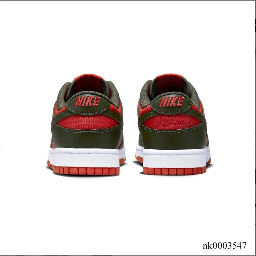Dunk Low Mystic Red Cargo Khaki Shoes Sneakers