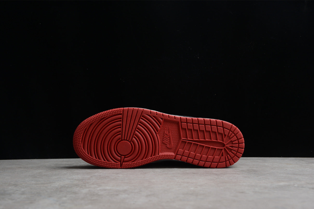 Air Jordan 1 Low Toe Red And Black