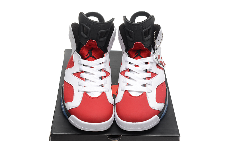 Air Jordan 6 Retro Carmine White Red Black