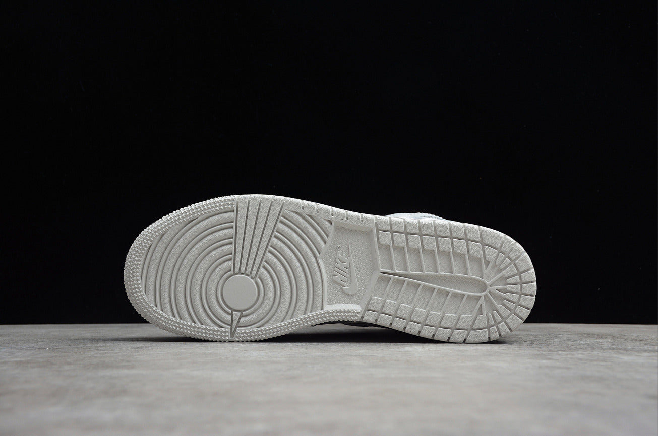 Air Jordan 1 Mid White Smoke Grey Camouflage