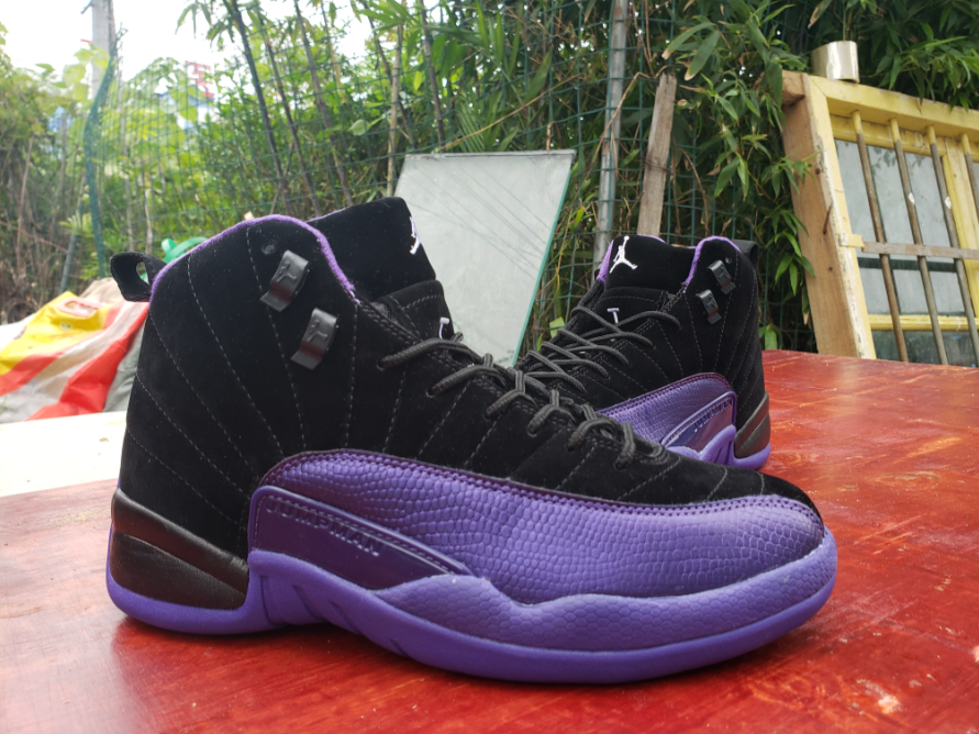 Air Jordan 12 Purple Black