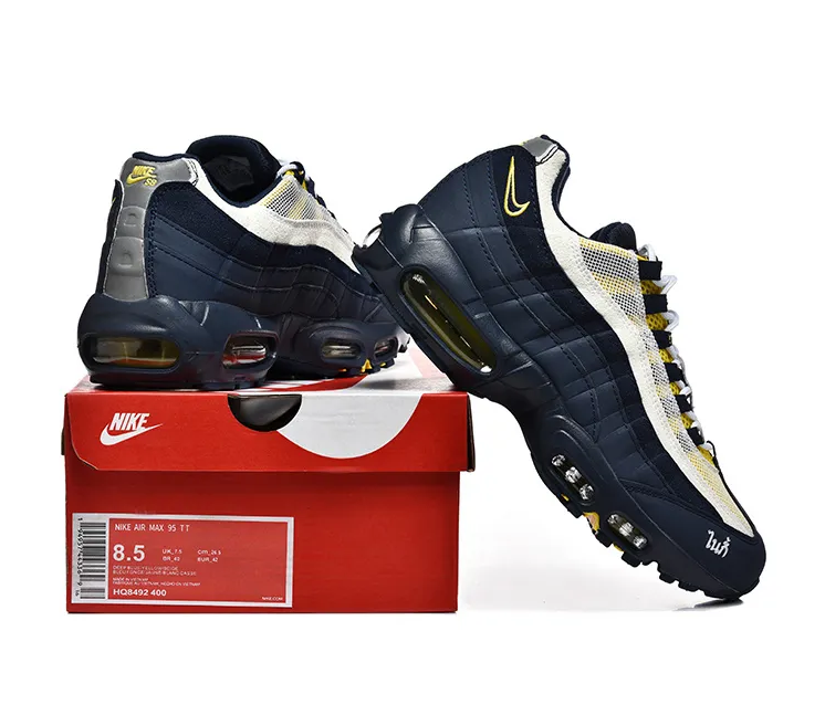 Eric Koston x AM 95 SB Obsidian Speed Yellow Shoes Sneakers