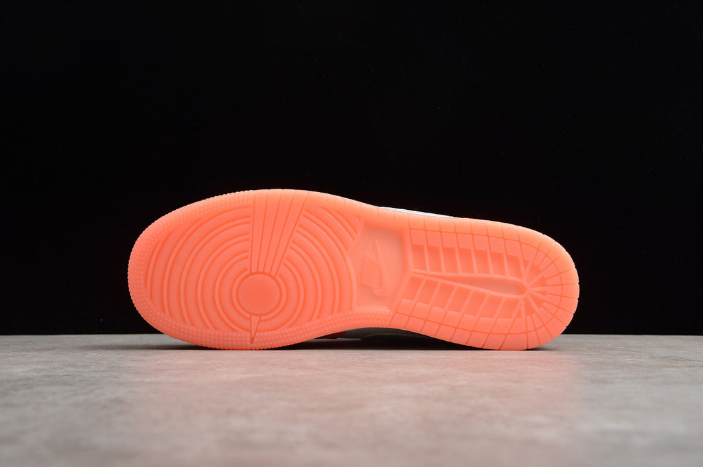 Air Jordan 1 Mid White Bright Orange