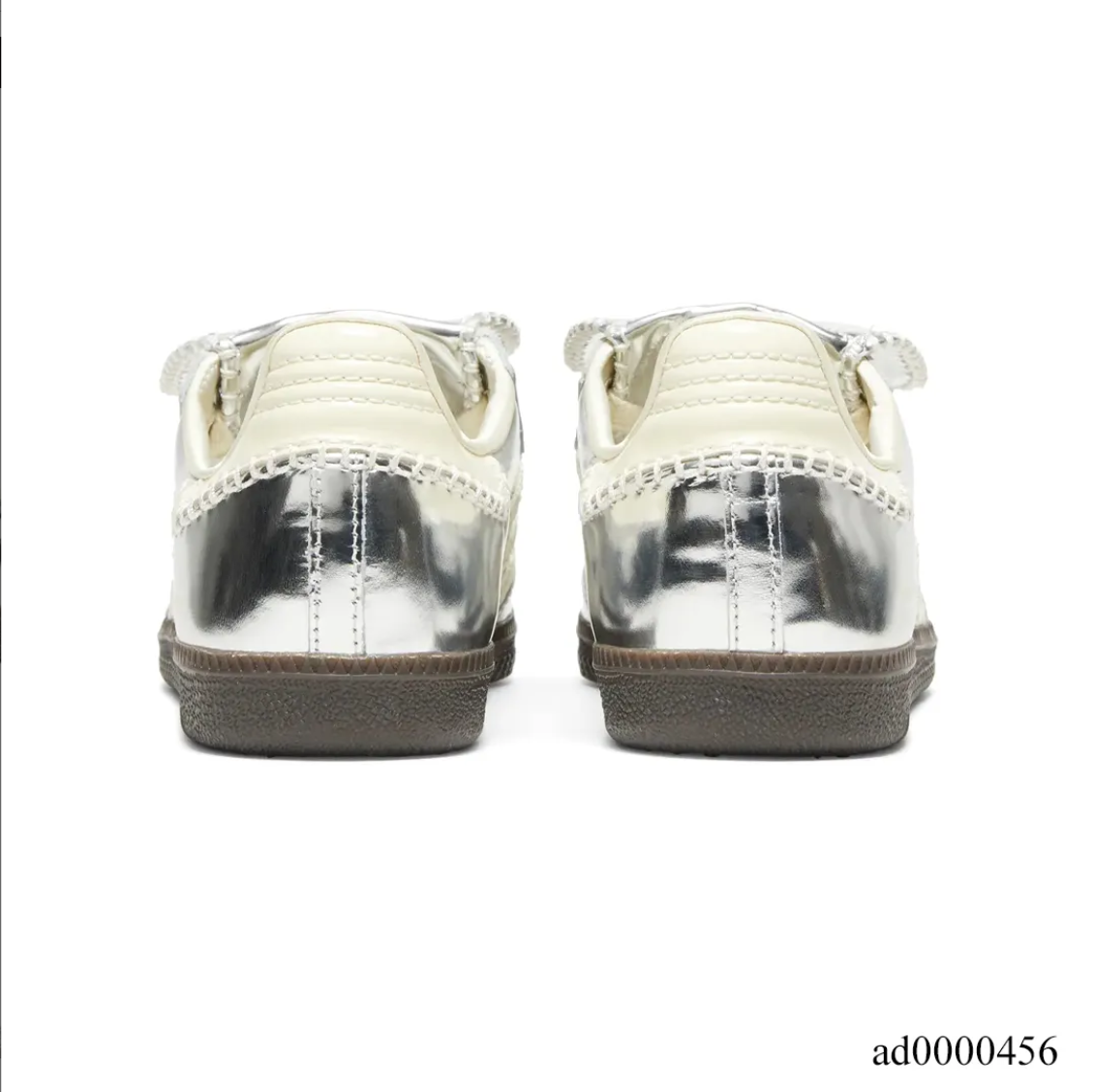 Wales Bonner x AD Samba Silver Metallic Shoes Sneakers