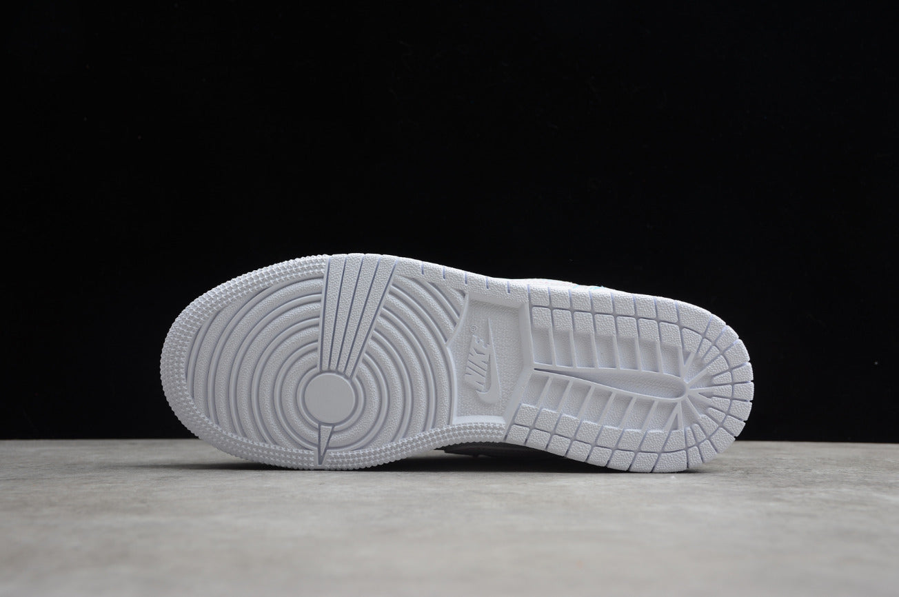 Air Jordan 1 Low White Green Powder